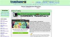 Desktop Screenshot of futurestradingpedia.com